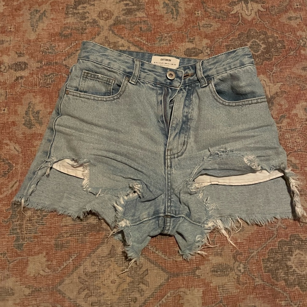 Denim High-Waisted Women Shorts